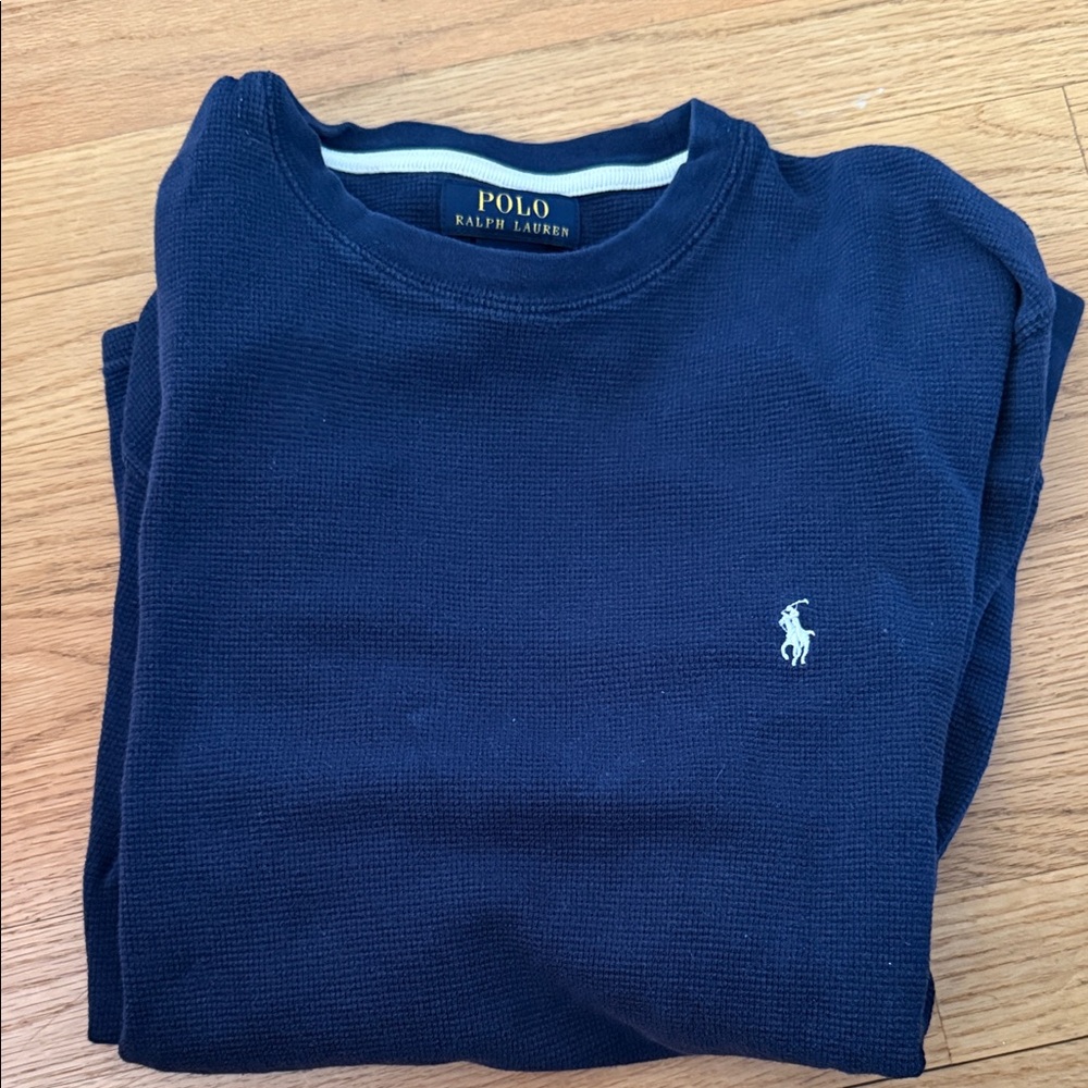 Polo Ralph Lauren Navy Long Sleeve Shirt